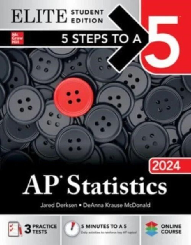5 Steps to a 5: AP Statistics 2024 Elite Student Edition av Jared Derksen, DeAnna Krause McDonald