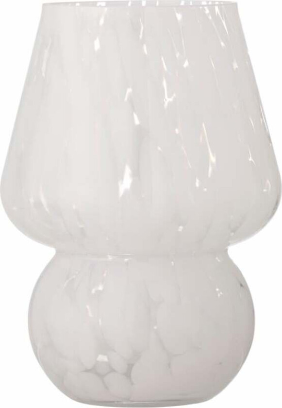 - Halim Vase, White, Glass (82060243)