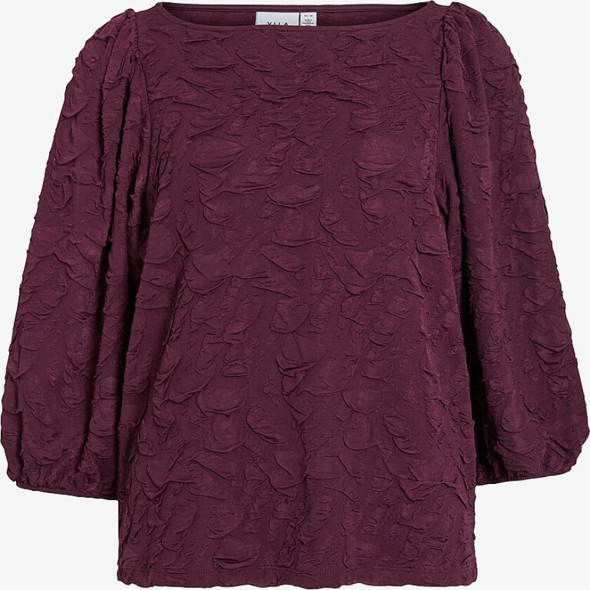 Topp viDevera Boatneck 3/4 Top - Rød