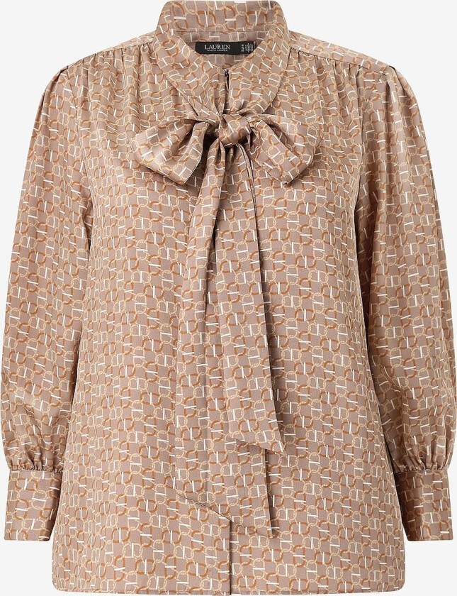 Bluse Luxe Twill-top - Brun