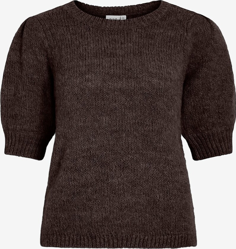 Genser viBows O-neck 3/4 - Brun