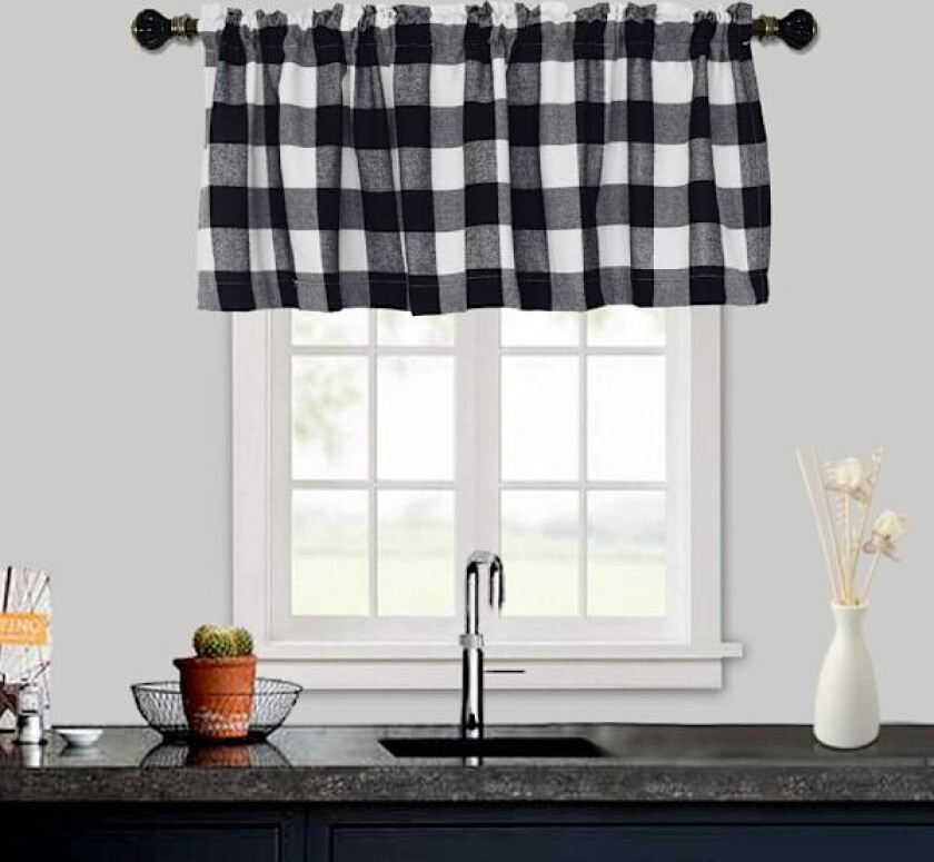 1 Pakke Moderne Minimalistiske Kjøkken Gardiner Halv Gardin Jul