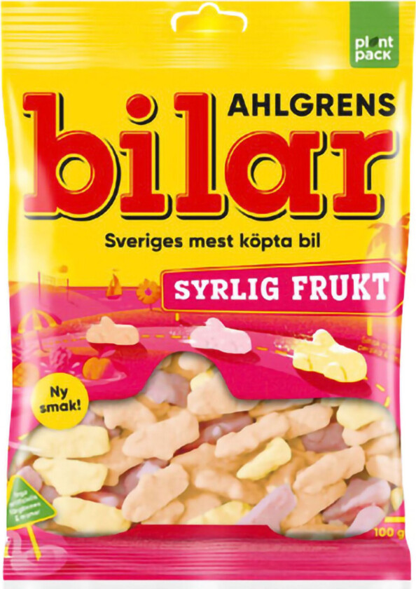 Ahlgrens Bilar Syrlig Frukt - 100 gram