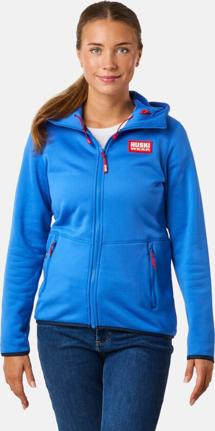 W Mid Hood Jacket, Azure Blue, M, Jakker
