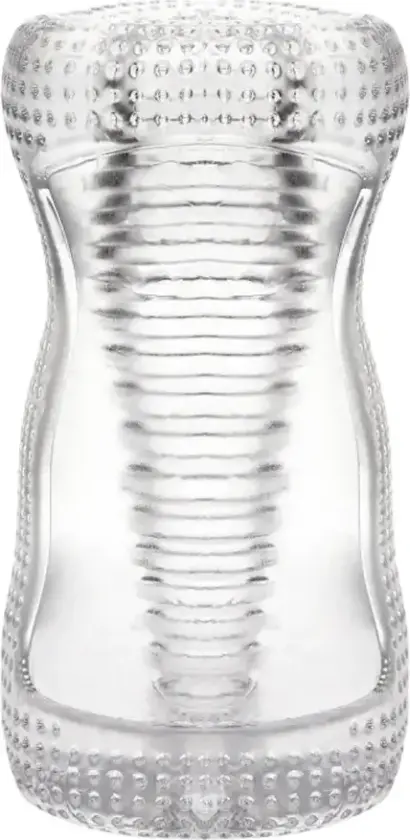 Ice Girl Clear Striated Masturbator