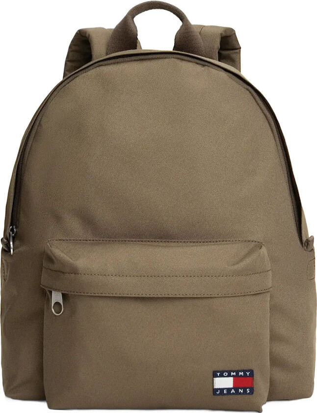 Tjm Ess Daily Dome Backpack Ryggsekk Veske Khaki Green Tommy Hilfiger