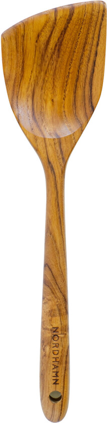 Stekespade vinklet, 33 cm, teak