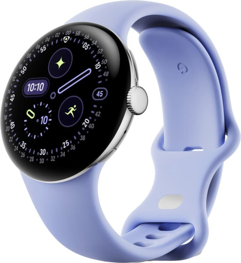 Pixel Watch 4 smartklokke 41mm LTE (iris/sølv)