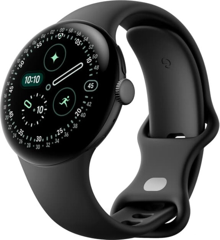 Pixel Watch 4 smartklokke 45mm LTE (obsidian/sort)