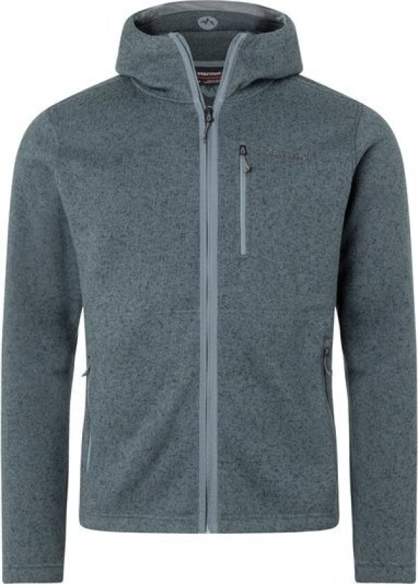 Men's Drop Line Full Zip Hoody Steel Onyx Heather