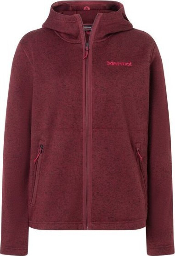 Women's Drop Line Full Zip Hoody Acai Berry Heather