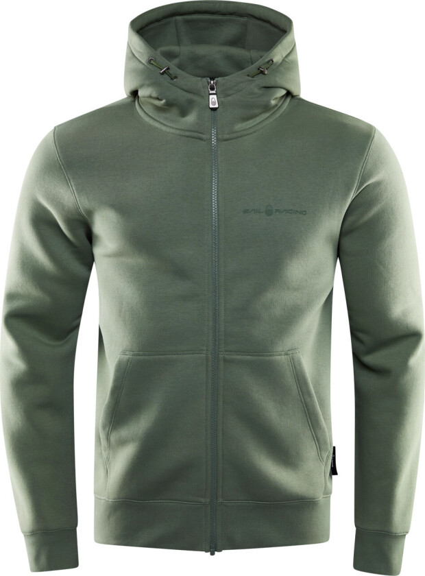 Men's Bowman Logo Zip Hood Hedge Green