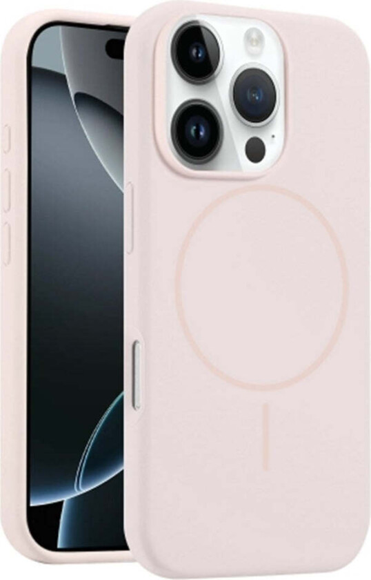 iPhone 16 Pro Max Silikon Deksel – MagSafe Kompatibel – Rosa
