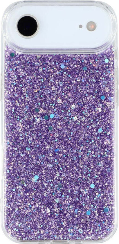 iPhone 17 Air Glitter Deksel - Lilla