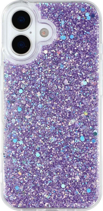 iPhone 17 Glitter Deksel - Lilla