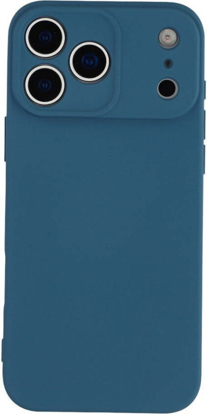 iPhone 17 Pro Max Fôret Fleksibelt Plast Deksel - Blå