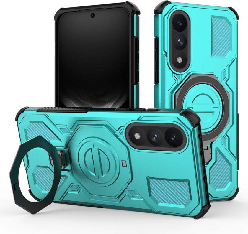 OnePlus Nord 5 Hybrid Håndverker Deksel m. Kickstand - MagSafe Kompatibel - Turkis