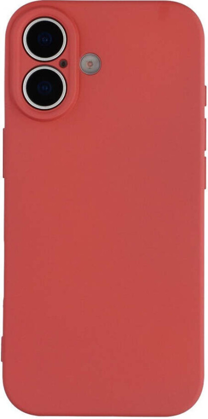 iPhone 17 Fôret Fleksibelt Plast Deksel - Mørkrød