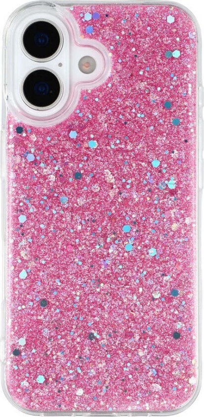 iPhone 17 Glitter Deksel - Rosa