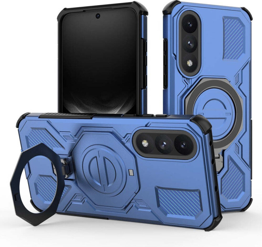 OnePlus Nord 5 Hybrid Håndverker Deksel m. Kickstand - MagSafe Kompatibel - Blå