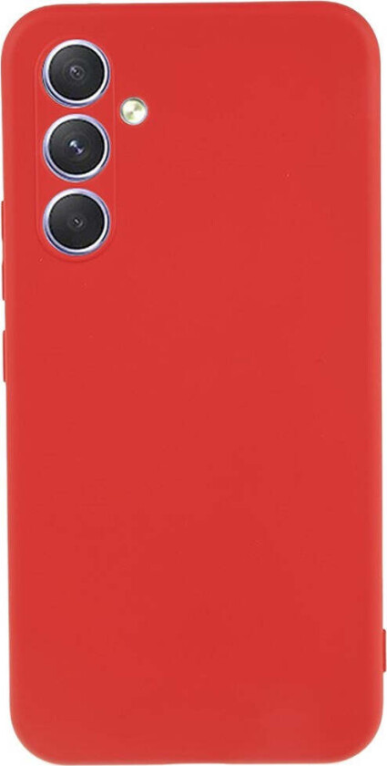 Samsung Galaxy S25 FE Fôret Fleksibelt Plast Deksel - Rød