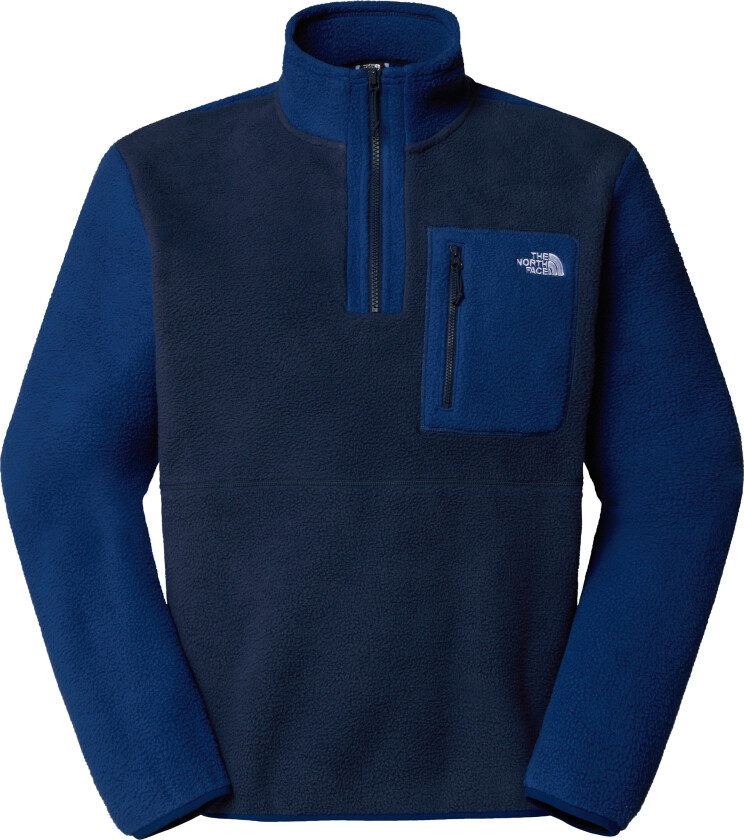 Men's Yumiori 1/4 Zip Fleece Jacket Summit Navy/Estate Blue