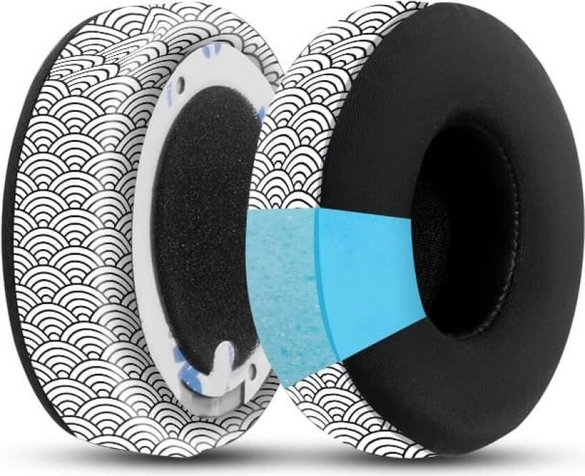 INF Øretelefondeksel i issilke og kunstlær med elveprint til Beats Studio3/2 Model 2