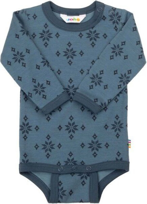 Ice Crystal body i ull/bomull, Blue