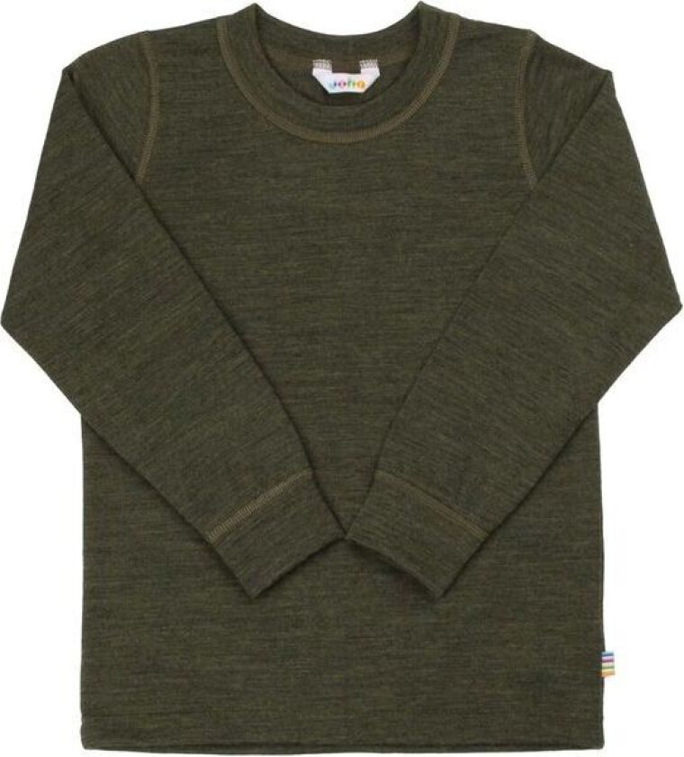 genser i ull til barn, Moss green