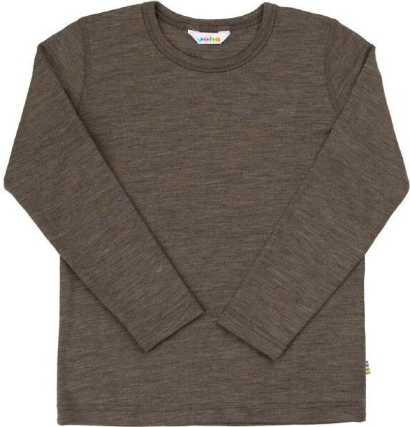 genser i ull/silke til barn, Brown Mel.