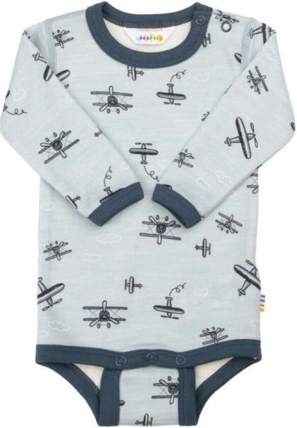 Goose/Propeller body i ull/bambus, Light blue