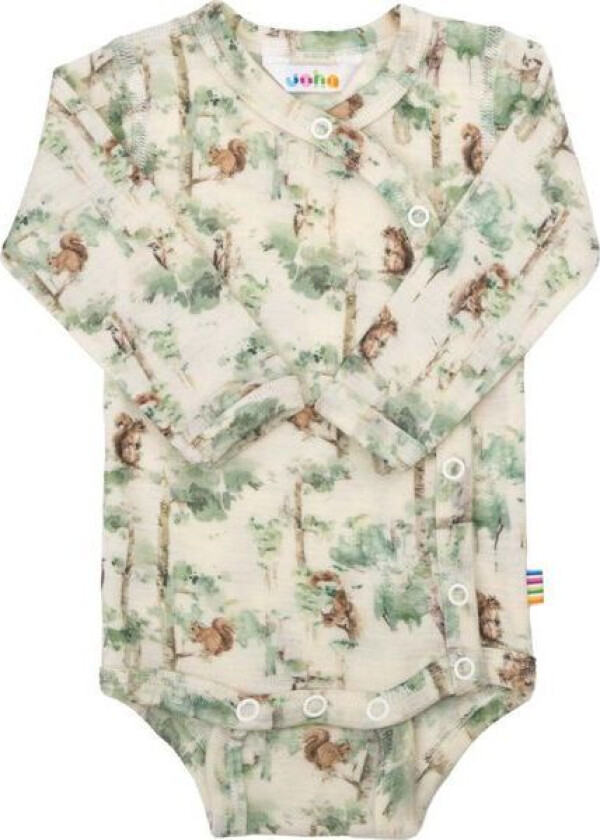 Squirrel omslagsbody i ull, Off white