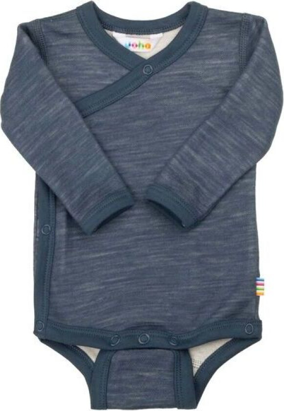 Goose/Propeller omslagsbody i ull/bambus, Dark Denim