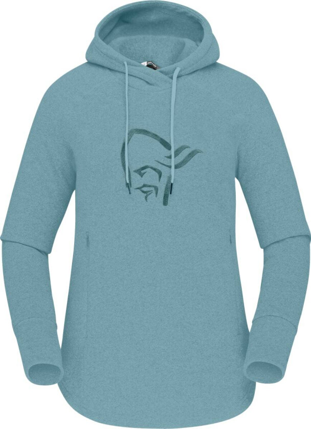 Women's Warm2 Hood Tourmaline Melange