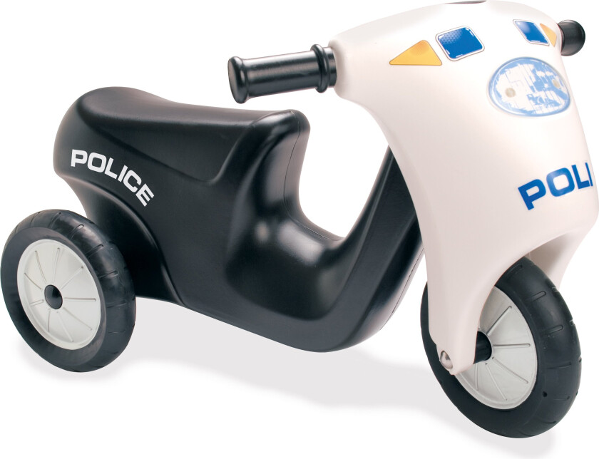 Dantoy - Police Scooter with Rubberwheels (3333)
