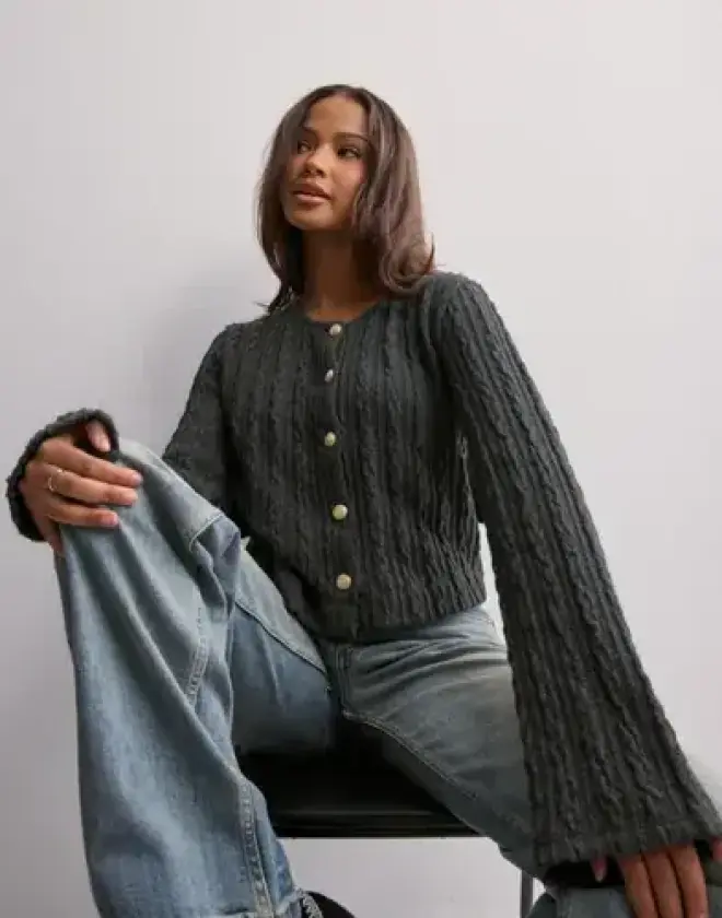 Grå - My Cutest Cardigan