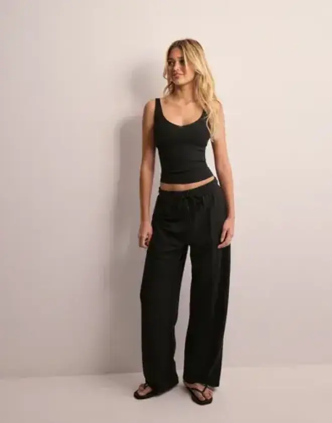 Svart - Onljany String Pant Jrs