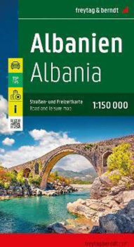 Albania Road and Leisure Map