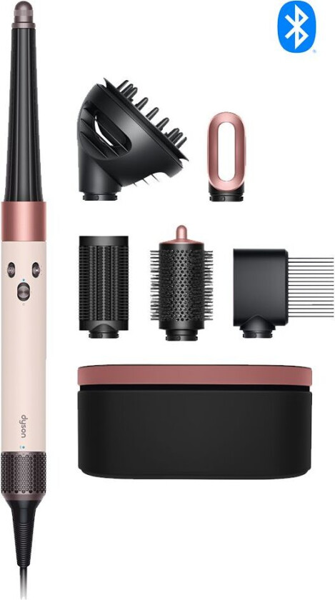 Airwrap i.d.™ Curly+Coily multi-styler og hårføner (Ceramic Pink/ Rose Gold)
