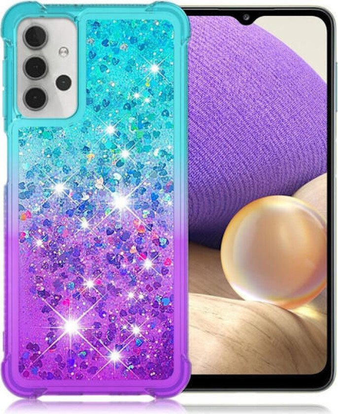Princess Samsung Galaxy A32 5G Deksel - Babyblå / Lilla
