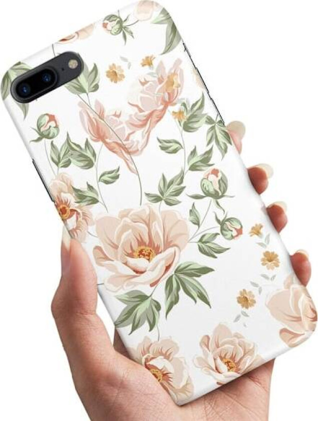 iPhone 7/8 Plus - Deksel/Mobildeksel Blomstermønster