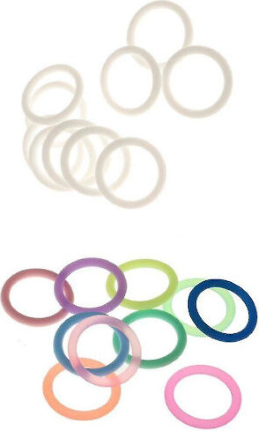 20 stk Silikon Smokkeholder Adapter O-Ring Dummy Ring