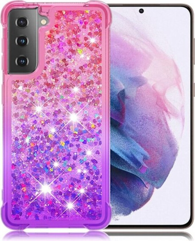 Princess Samsung Galaxy S21 Deksel - Rosa / Lilla