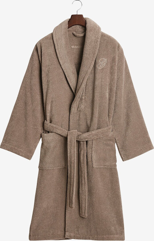 Morgenkåpe Embroidery - Beige