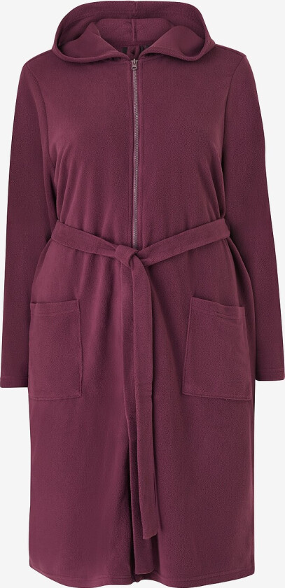 Morgenkåpe mLise L/S Zipper Bathrobe - Lilla