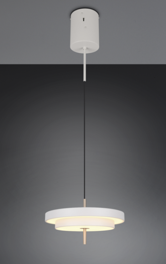 Keaton LED taklampe Grå