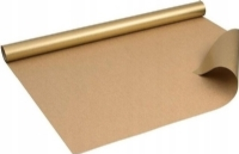 APLI Kraft gavepapir, 100x300cm, 70 g/m2, 1 stk., sølv/gull blanding