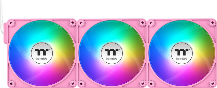 CT140 EX Reverse PC Vifte - 140mm, ARGB Sync, Rosa - 3 stk