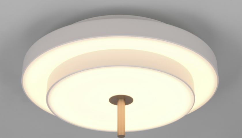 Keaton LED takplafond Grå