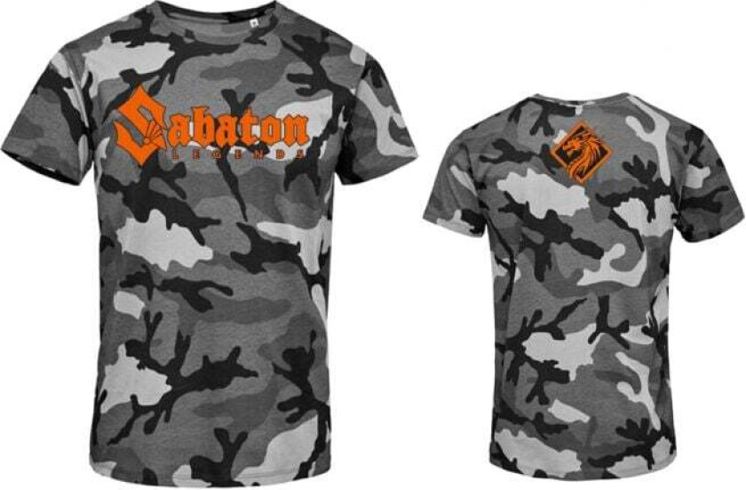 T-skjorte - Legends - S til XXL - Herrer - Grå camo